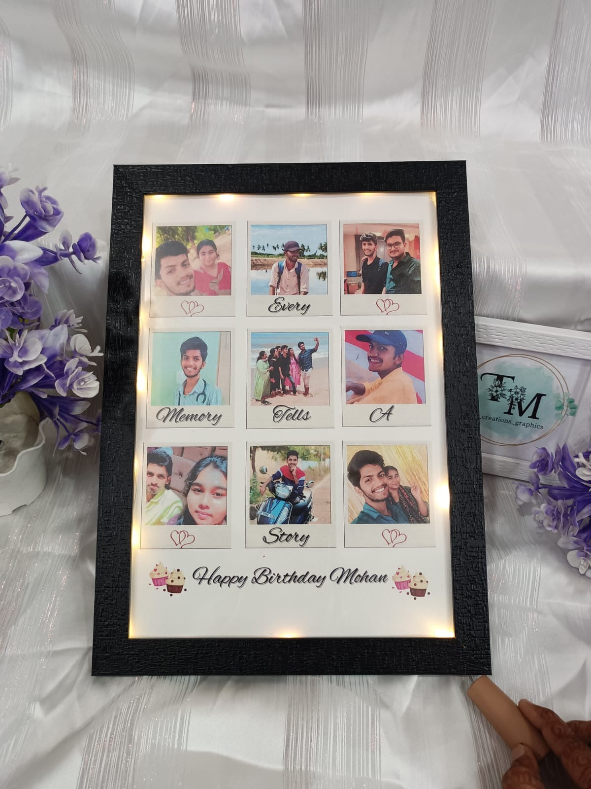 Personalized LED Photo Collage Frame