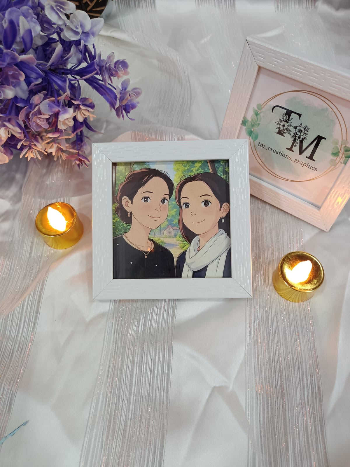 Ghibli art frame 4*4 inches